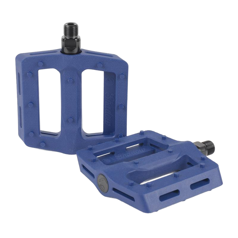bmx pedale blau Shadow Surface Plastic BMX Pedale Universal Fahrrad 9/16 Zoll Fixed MT