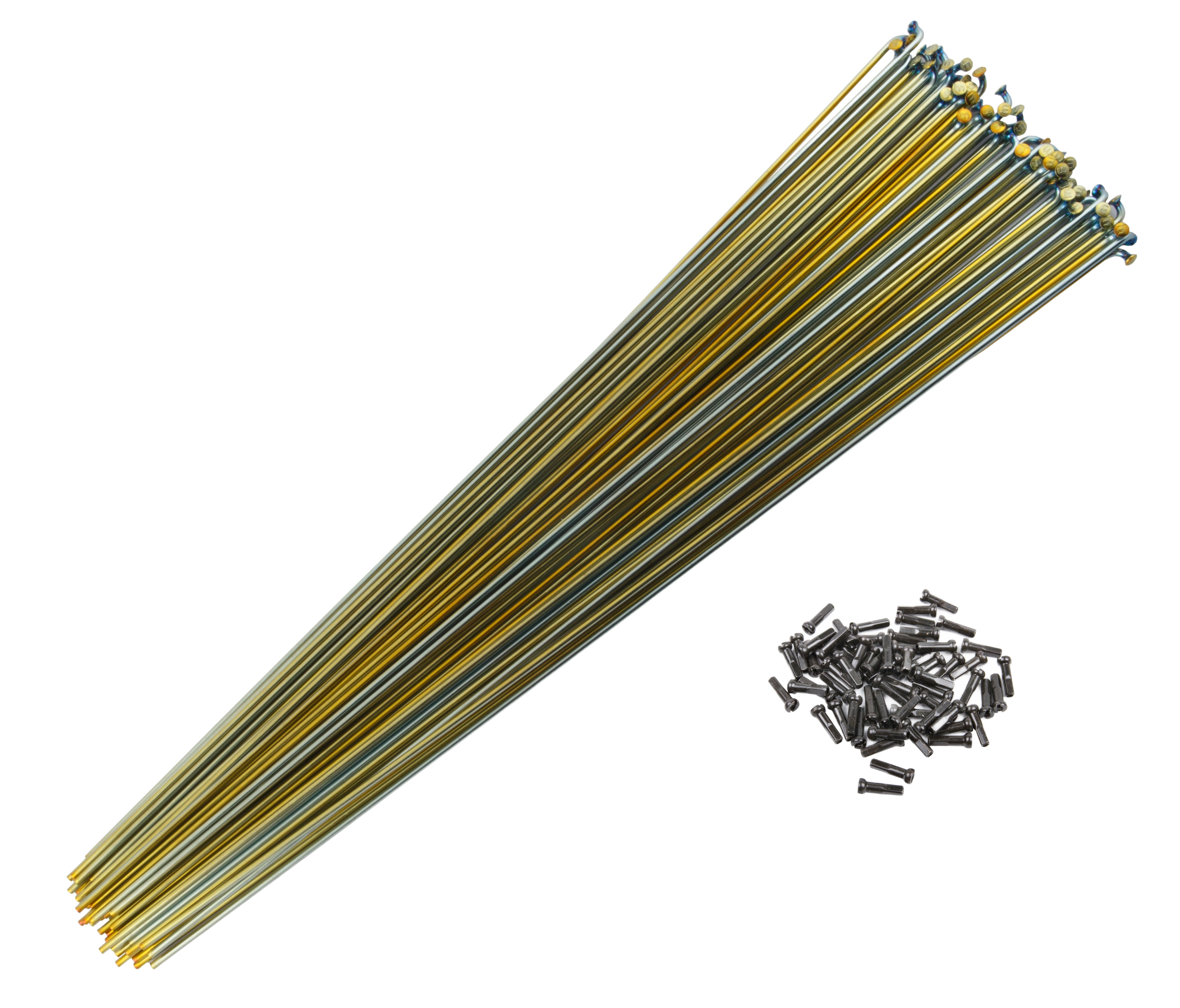 Don Speiche -  Don Speiche ION Silver Ice Gold Speichen 2.0 80 - 300mm inkl. Speichennippel - bikers-base.myshopify.com