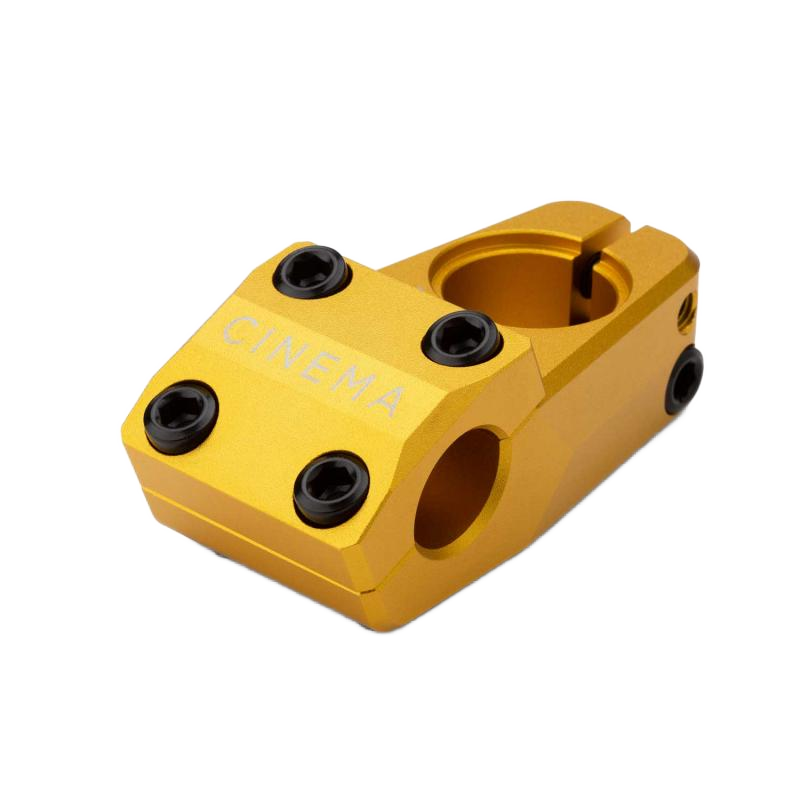CINEMA Martinez BMX Vorbau sandgestrahlt gold 22,2mm 1 1/8 - Bikers Base