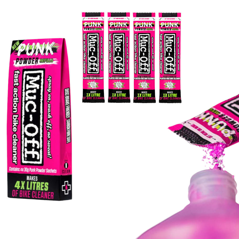 Muc-Off Punk Powder Bike Cleaner Fahrrad Reiniger (4er Pack=4Liter) - Bikers Base