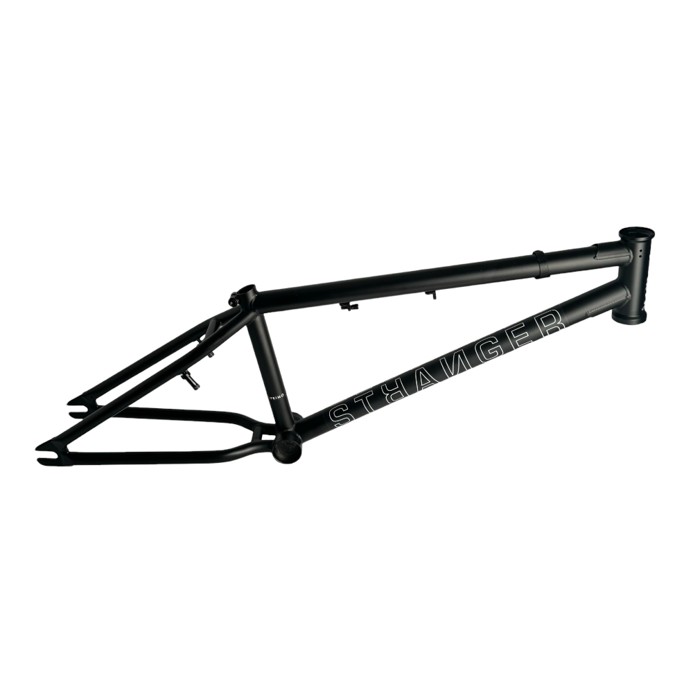 Stranger Level 20" BMX Rahmen 20 Zoll mit 20,75" Oberrohr Matt Schwarz - Bikers Base