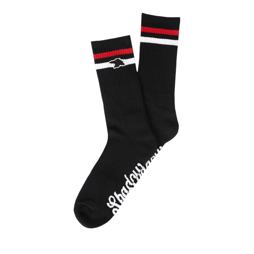 The Shadow Conspiracy Finest Crew BMX Socken Schwarz/Rot - Bikers Base