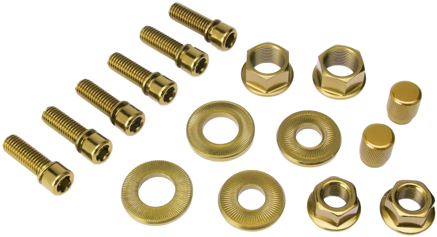 Salt -  Salt BMX Vorbau Schrauben Set Achsmuttern Ventilkappen - bikers-base.myshopify.com