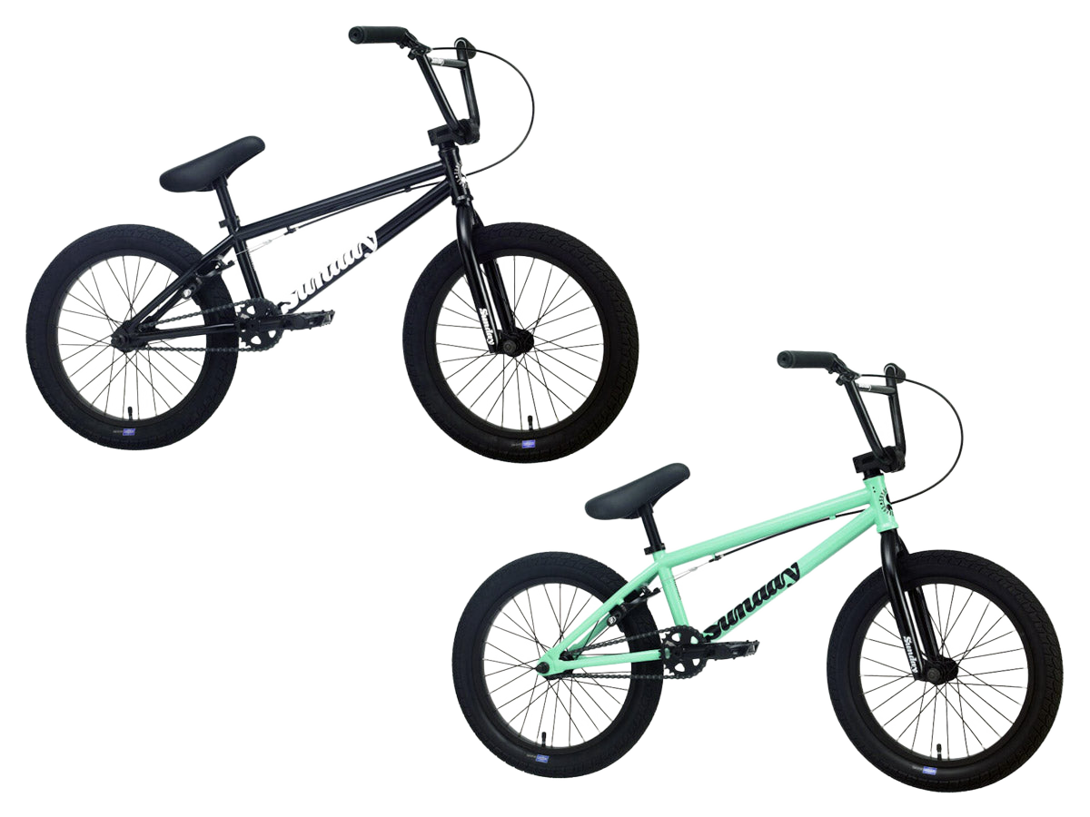 Sunday Primer 18 Zoll Kinder BMX Rad schwarz oder Orange - Bikers Base