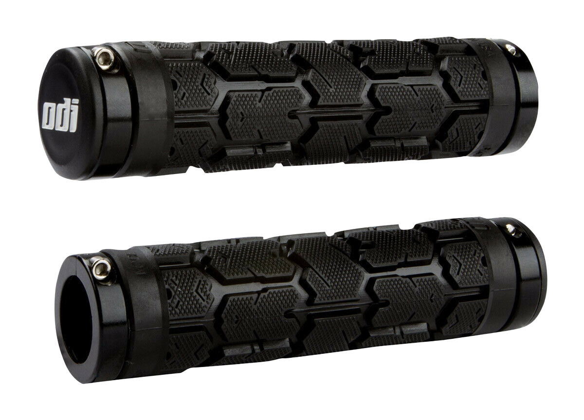 ODI Rogue Lock-On MTB / BMX Griffe Bonus Pack schwarz Falsche Verpackung - Bikers Base