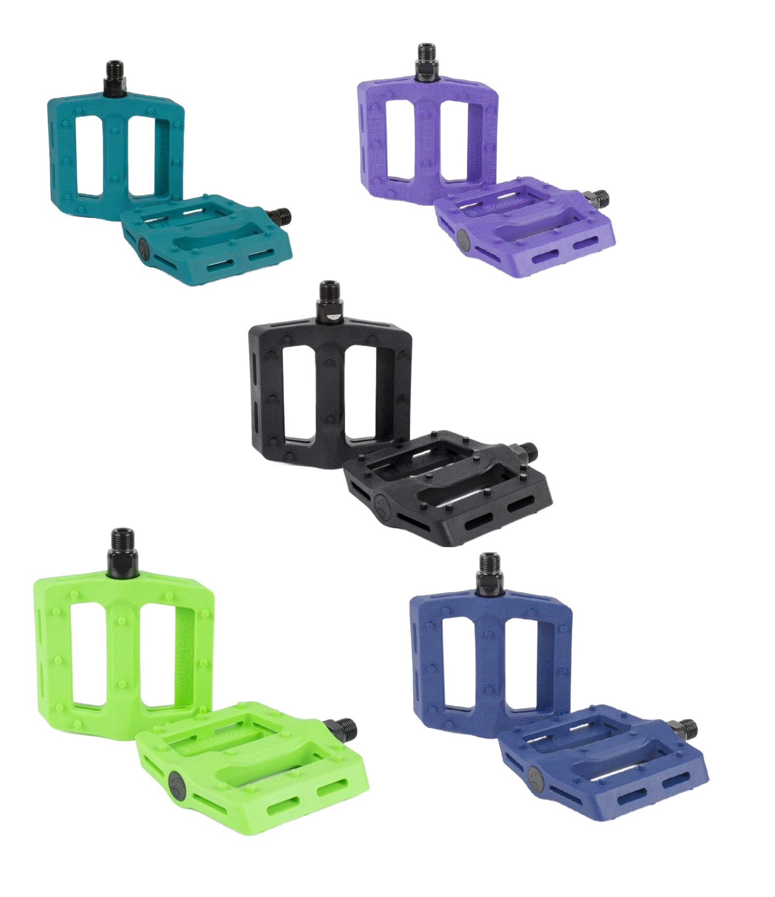 The Shadow Conspiracy -  Shadow Surface Plastic BMX Pedale Universal Fahrrad 9/16 Zoll Fixed MTB Dirt - bikers-base.myshopify.com