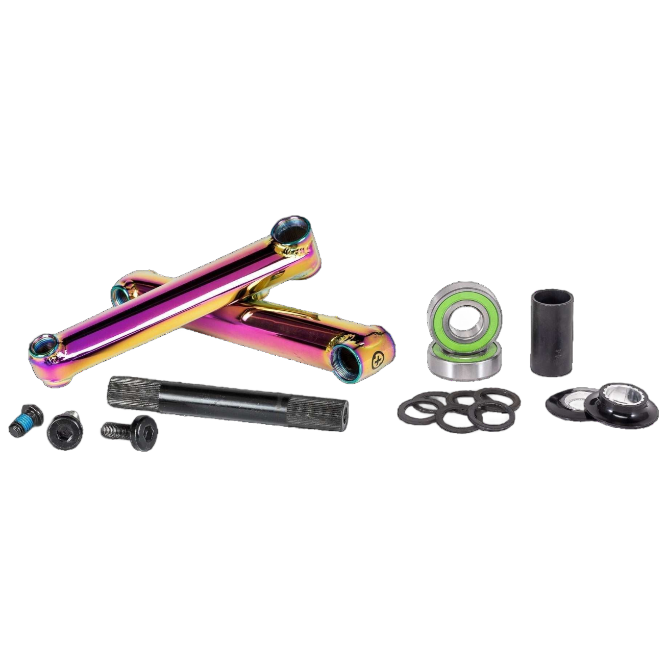 Salt Plus -  SaltPlus Pro 48 BMX Kurbel 3teil inkl. Mid BB Tretlager - Bikers Base BMX