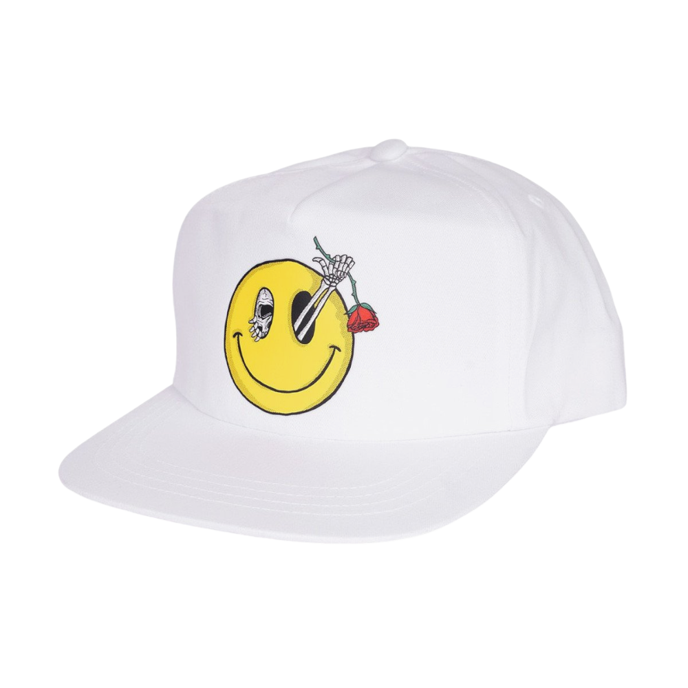 Subrosa Evil Grin Snapback BMX Kappe Weiß - Bikers Base