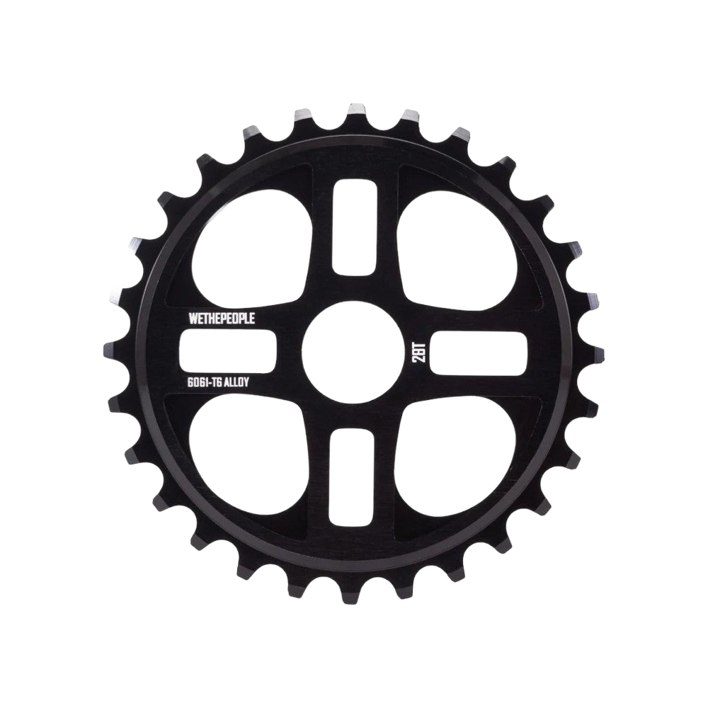 Wethepeople 4 Star BMX Kettenblatt schwarz 28T WTP - Bikers Base