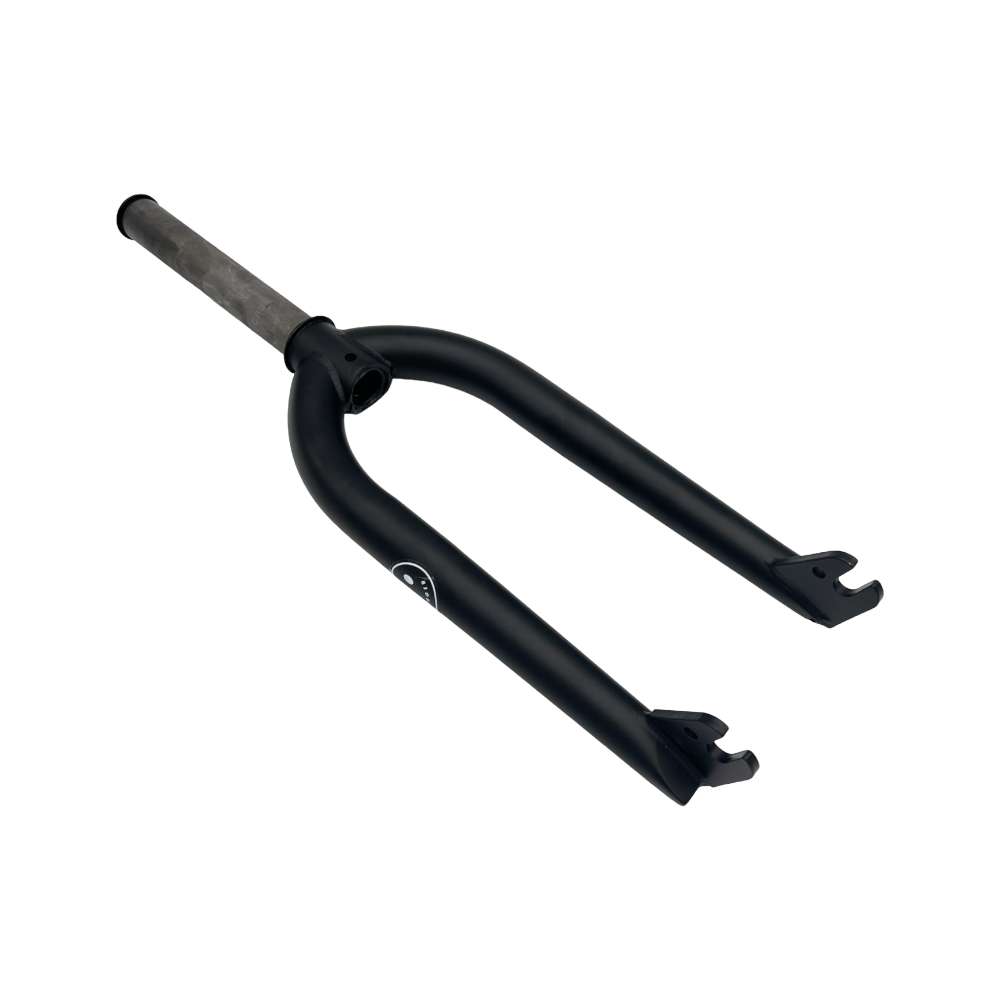 Stranger Level / Crux 100% 4130 CrMo BMX Gabel matt schwarz 20 Zoll - Bikers Base