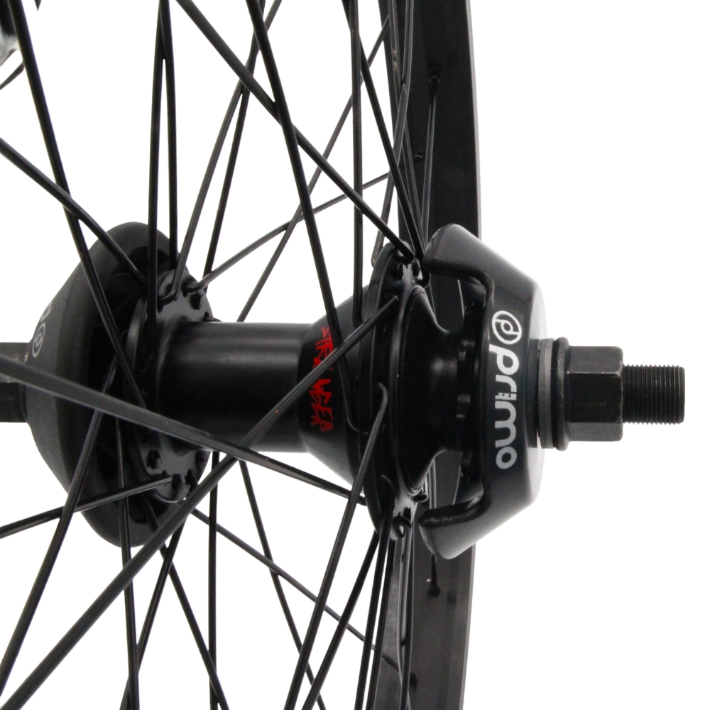 Stranger Crux V2 20" BMX Hinterrad LHD Links inkl Hubguards - Bikers Base