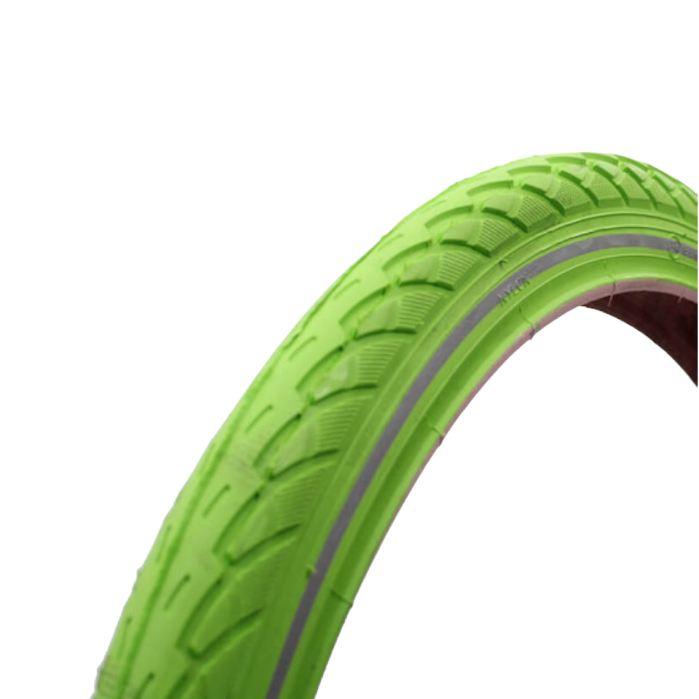 Fahrradreifen 16 Zoll 18" 20" x 1.75 Bunt Kinderrad Anhänger Pink Lila Blau Grün - Bikers Base