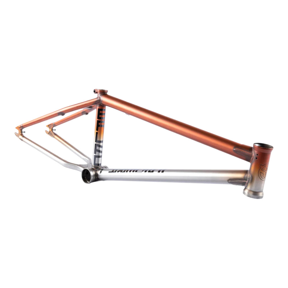 Federal Bruno ICS2 BMX Rahmen Bruno Hoffmann Orange zu Raw Fade 20.6"TT - Bikers Base