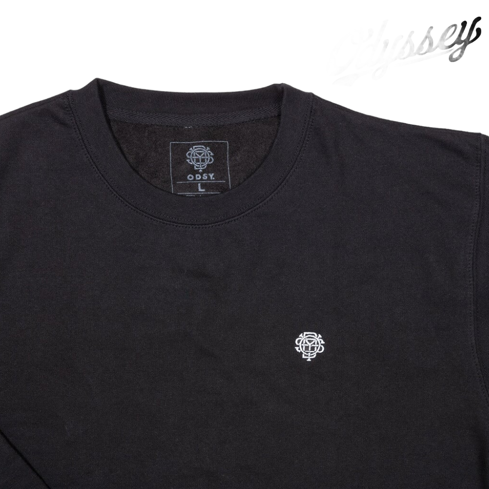 Odyssey BMX Stitched Monogram Sweater Pullover - Schwarz - Bikers Base