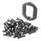 G-Sport 14G spoke nipples black 40pcs