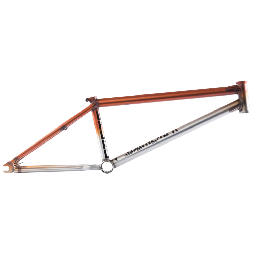 Federal Bruno ICS2 BMX Rahmen Bruno Hoffmann Orange zu Raw Fade 20.6"TT - Bikers Base