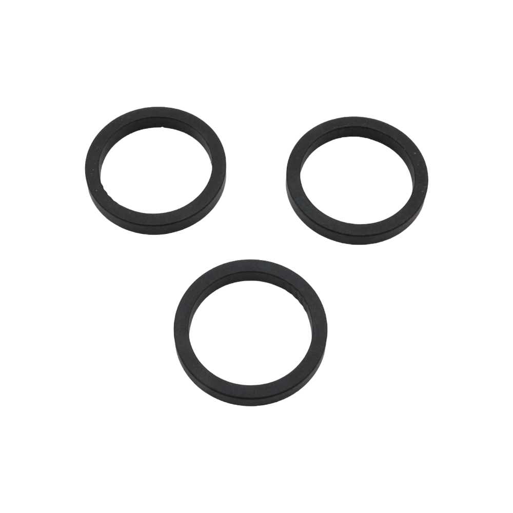 3x Alu Spacer 5mm Matt Schwarz 1 1/8 Zoll für BMX Steuersatz  MTB Touring Race - Bikers Base