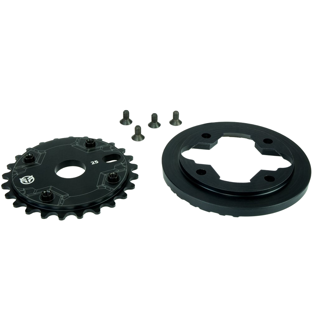 Federal IMPACT Guard BMX Kettenblatt 25T + 28T Schwarz / Silber - Bikers Base