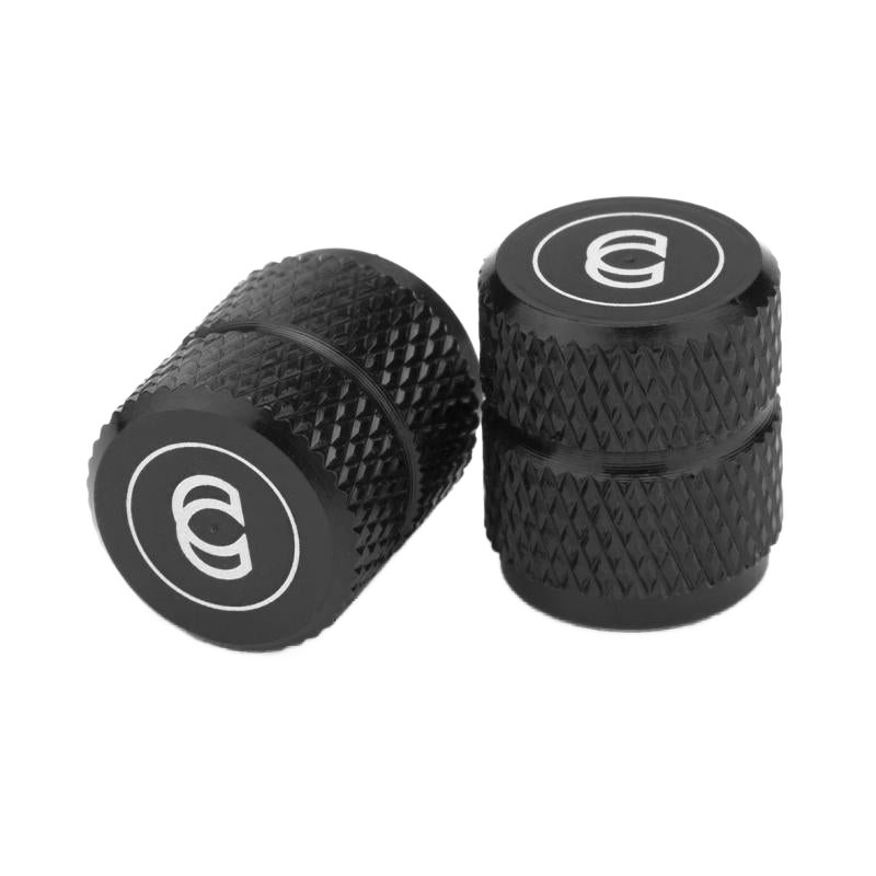 CINEMA Valve Caps Alu Ventilkappen mit AV Autoventil Schrader - Bikers Base