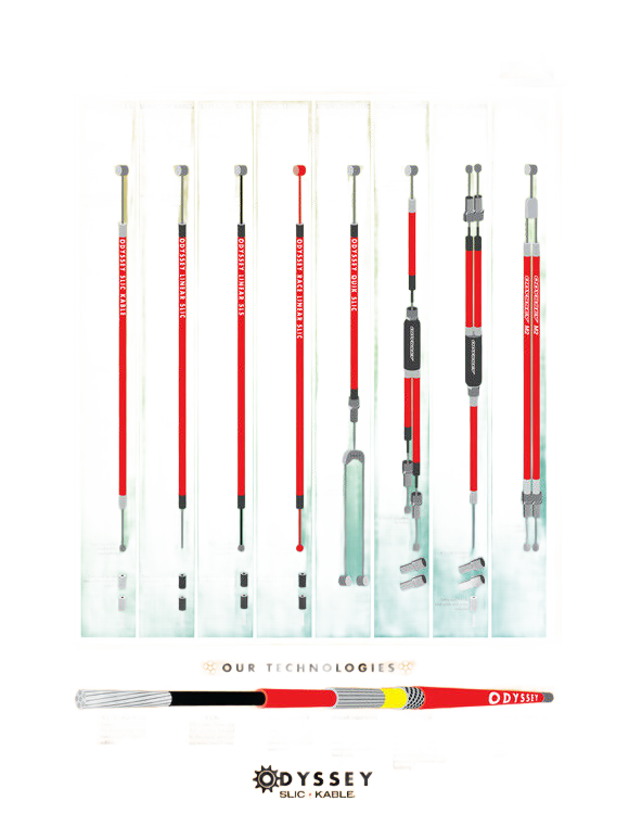 Odyssey -  Odyssey Linear Slic BMX Bremskabel geringer Widerstand Barspins ohne Rotor! - bikers-base.myshopify.com