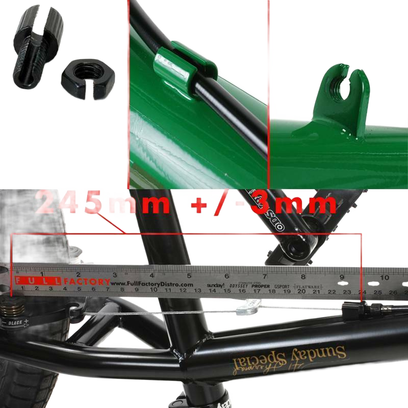 Odyssey Linear Quik Slic 100 BMX Bremskabel Sunday einfache Montage weiß - Bikers Base