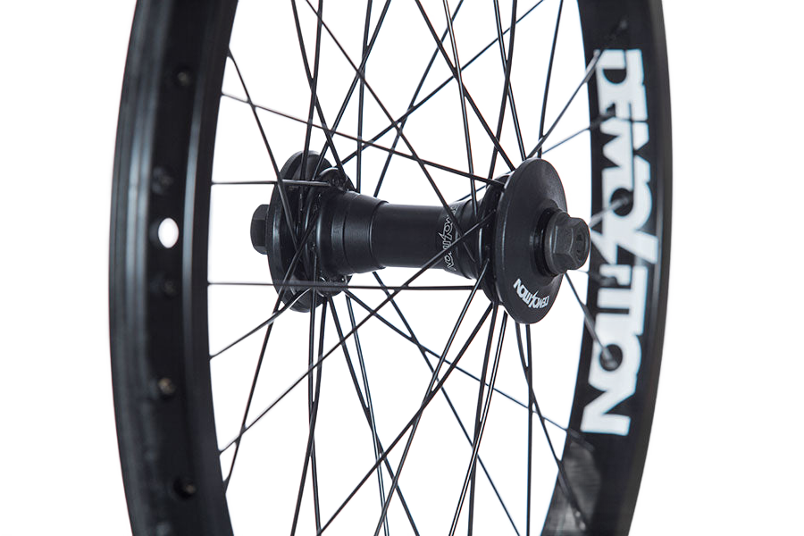 Demolition Team 20 Zoll BMX Vorderrad Laufrad vorn 36 Speichen schwarz - Bikers Base