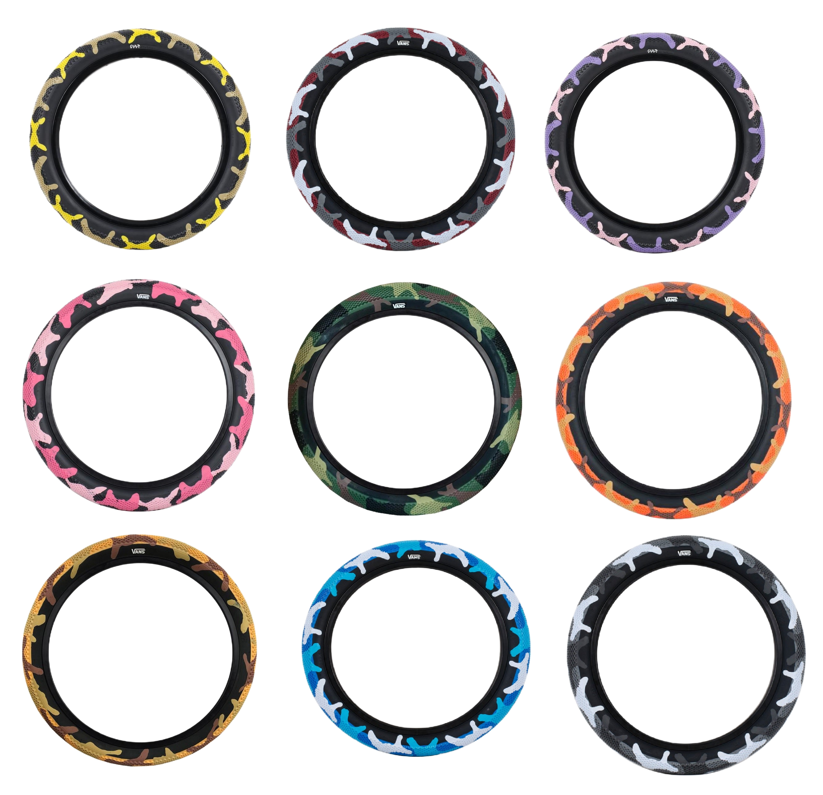 Cult -  Cult VANS WAFFLE BMX Reifen Camo 20'' x 2.4'' - bikers-base.myshopify.com