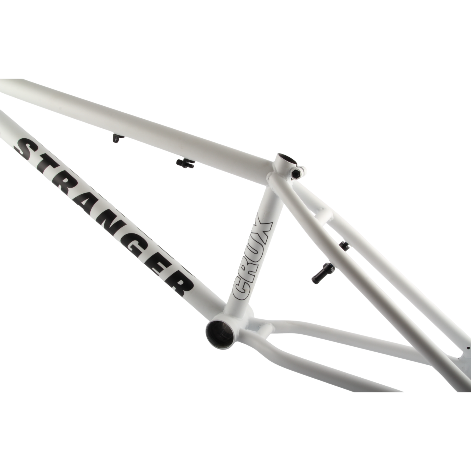 Stranger Crux 20" BMX Rahmen 20 Zoll mit 21" Oberrohr Matt Weiß - Bikers Base