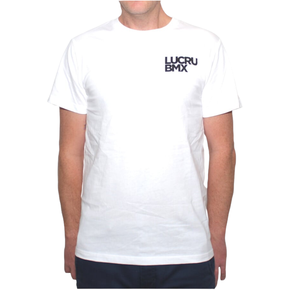 LucruBMX Global T-Shirt Weiß - Bikers Base
