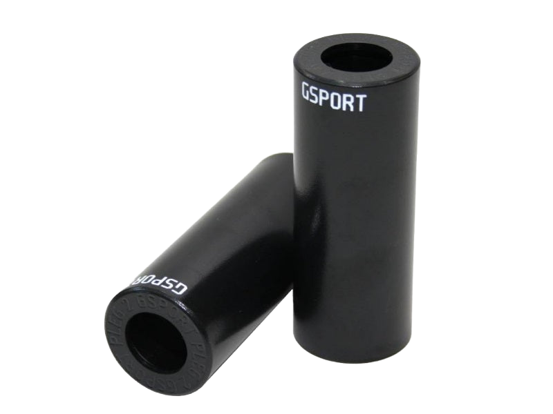 G-Sport Pleg2 BMX Peg Sleeves, Ersatzhüllen für GSport Pegs, Paar, schwarz - Bikers Base
