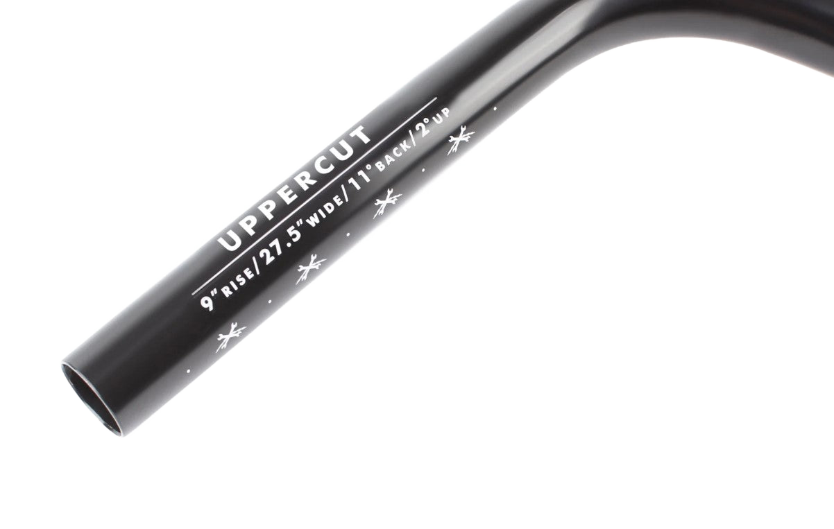 Odyssey Uppercut 9" BMX Lenker schwarz 9" 22,2mm - Bikers Base