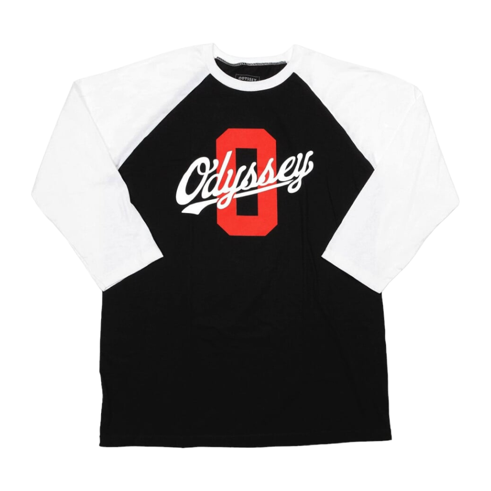 Odyssey BMX Scholar 3/4 Longsleeve - Schwarz/Weiß Größe S - Bikers Base