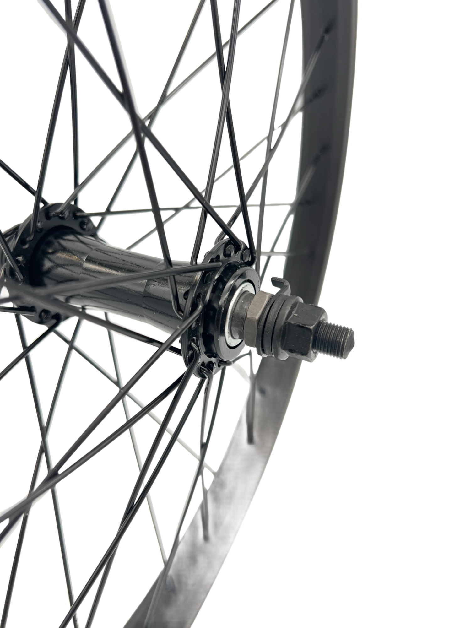 Stranger 18 Zoll BMX Vorderrad 36 Speichen schwarz - Bikers Base