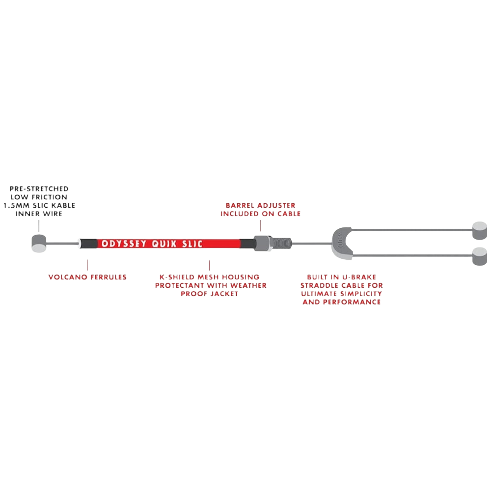 Odyssey Quik Slic Universal BMX Bremskabel für Sunday 18" BMX - Bikers Base