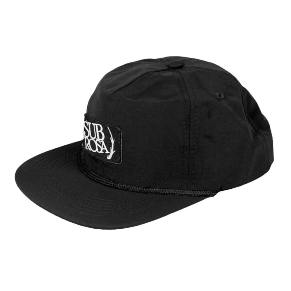 SUBROSA Cropped Crest 5 Panel BMX Kappe Schwarz - Bikers Base