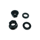 10mm BMX Axle Nuts + Washers Hub Nuts Universal Black 1 Pair