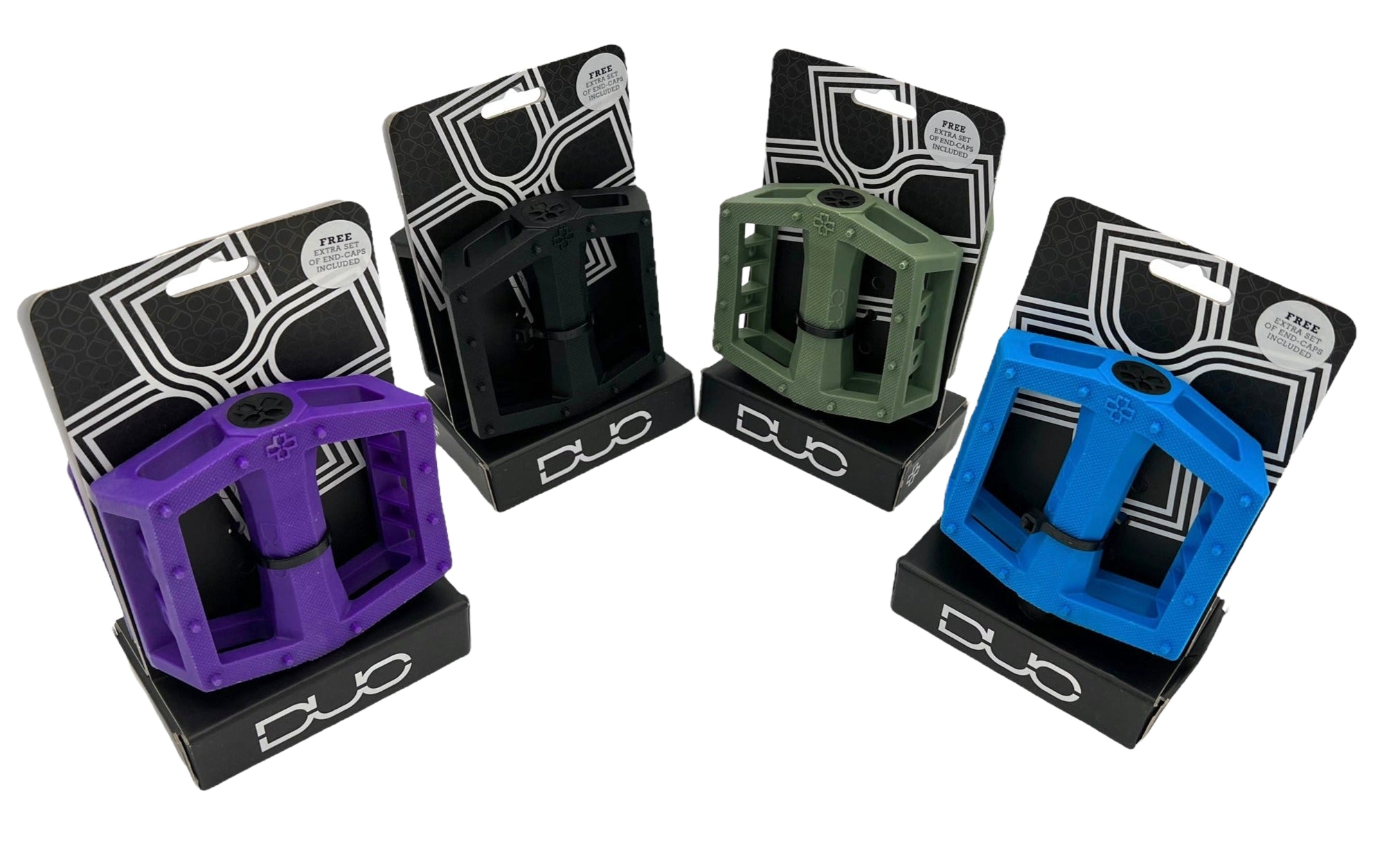 DUO BRAND PC PEDAL RESILITE BMX Pedale 9/16 Zoll Fixed MTB Dirt Bike - Bikers Base