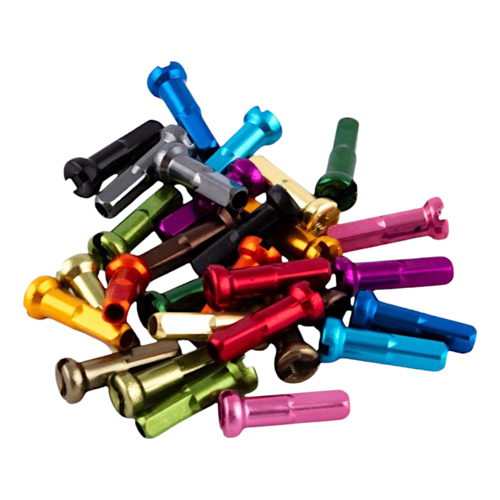 Don Speiche -  Don Speiche Aluminium Speichennippel 2.0 mm Speichen Alu Nippel 40st. - bikers-base.myshopify.com