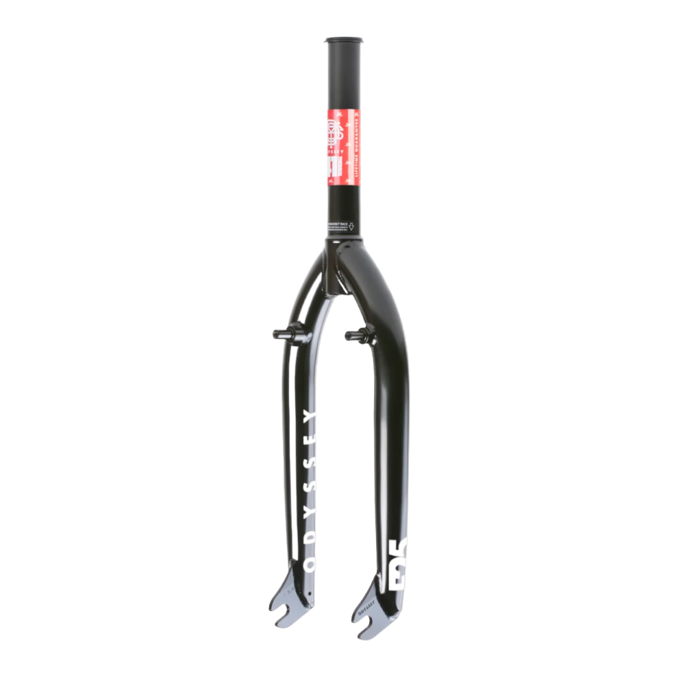 Odyssey F32 / F25 Freestyle BMX Gabel schwarz chrome 20 Zoll mit Bremssockel - Bikers Base