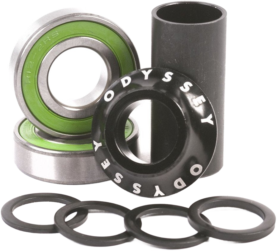 Odyssey -  Odyssey Mid BB BMX Tretlager Innenlager schwarz 19mm 22mm sealed gedichtet - bikers-base.myshopify.com