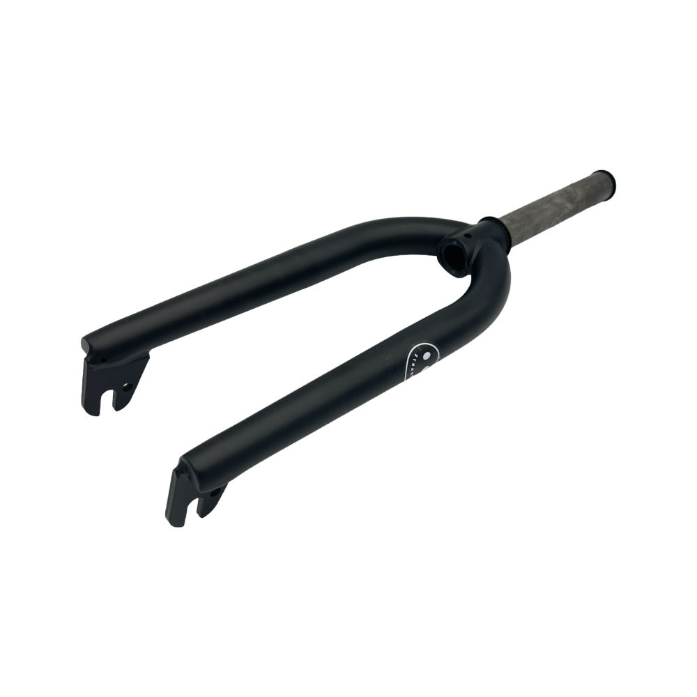 Stranger Level / Crux 100% 4130 CrMo BMX Gabel matt schwarz 20 Zoll - Bikers Base