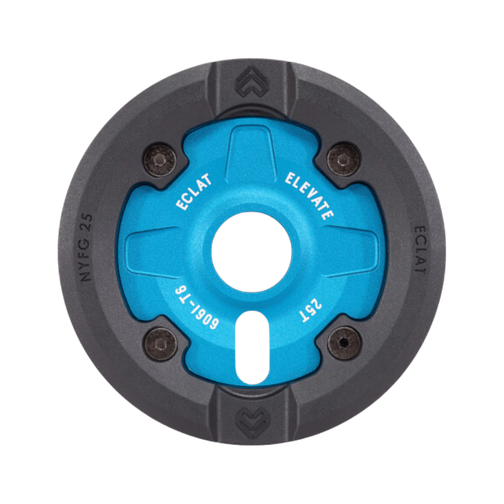 Eclat Elevate Guard BMX Kettenblatt 25T Cyan - Bikers Base