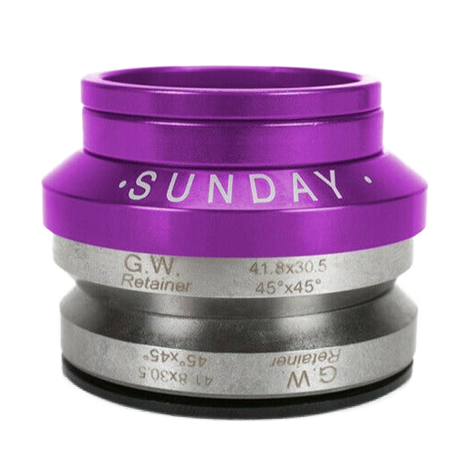 Sunday Internal BMX Steuersatz integriert 45°x45° Campagnolo kompatibel scooter - Bikers Base