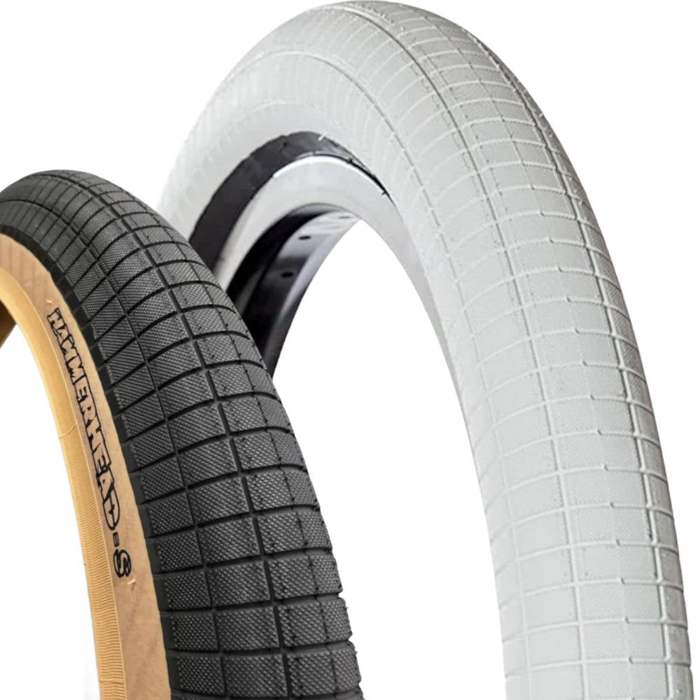 Demolition HAMMERHEAD -S Street BMX Reifen Weiß Mike Hucker Clark signature - Bikers Base