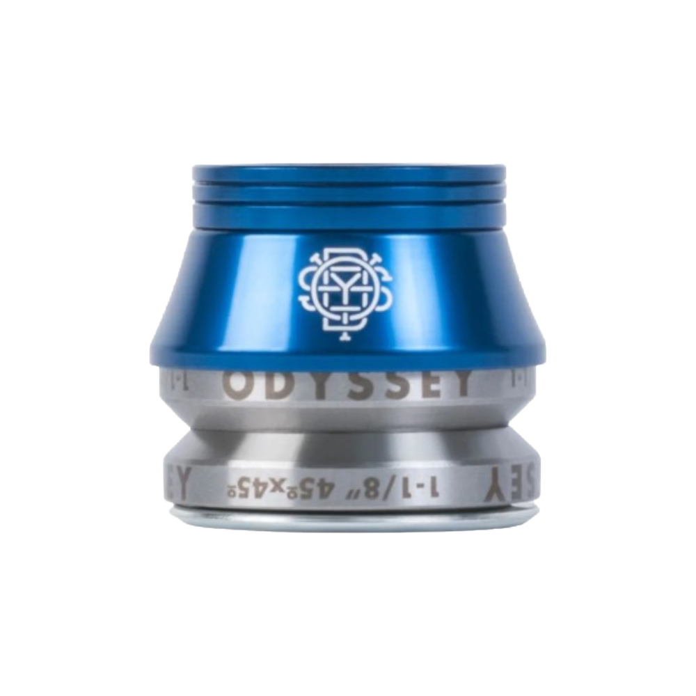 Odyssey -  Odyssey Pro Conical BMX Steuersatz schwarz / silber / blau - bikers-base.myshopify.com