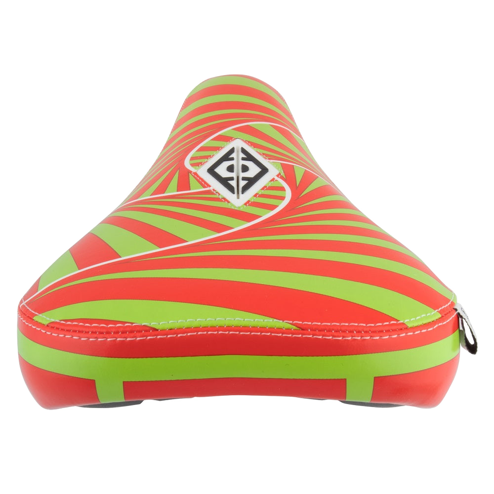 Alienation PSYCHO BMX Sattel Pivotal Mid grün / rot - Bikers Base