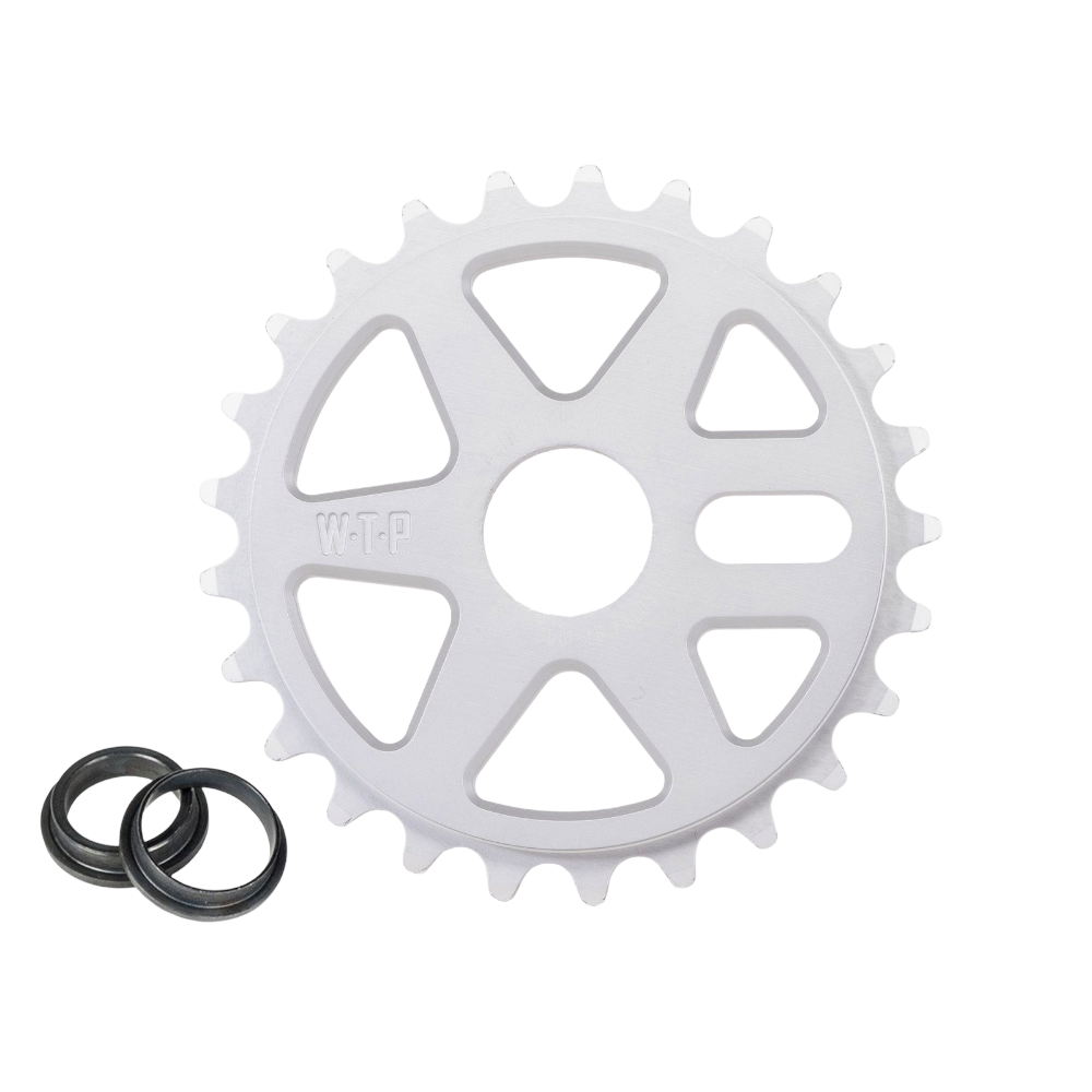 Wethepeople LOGIC BoltDrive BMX Kettenblatt matt silber 19mm + 22mm 25z - Bikers Base