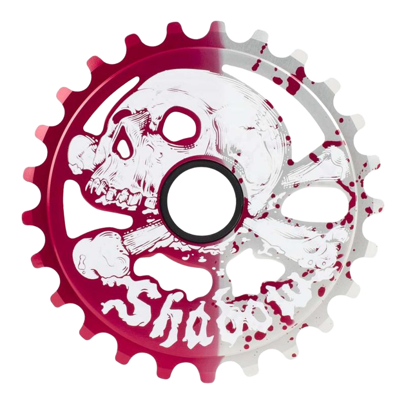 SHADOW Cranium BMX Kettenblatt 25t crimson rain - Bikers Base