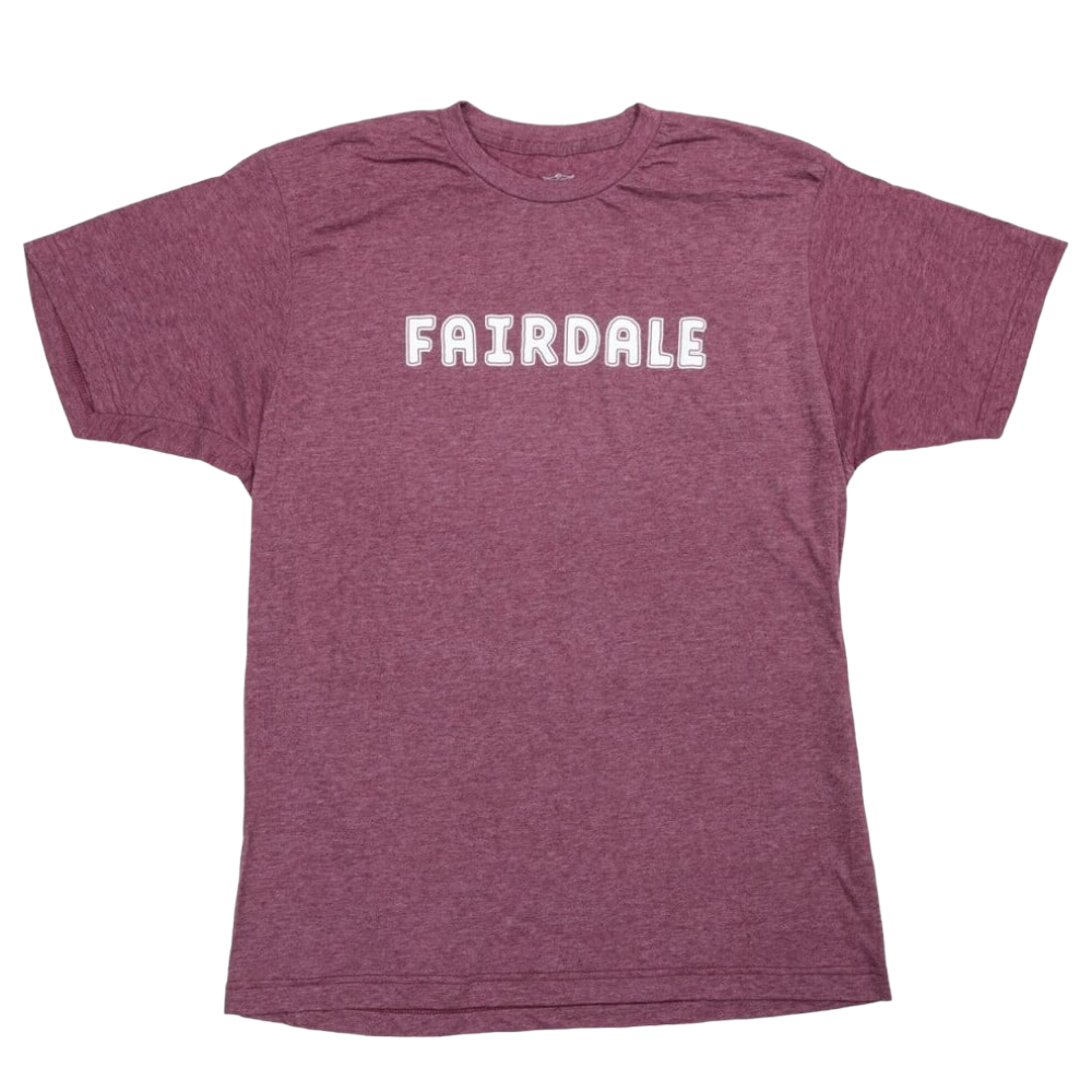 FAIRDALE -  Fairdale Outline T-Shirt - Dunkelrot Größe XL - Bikers Base BMX