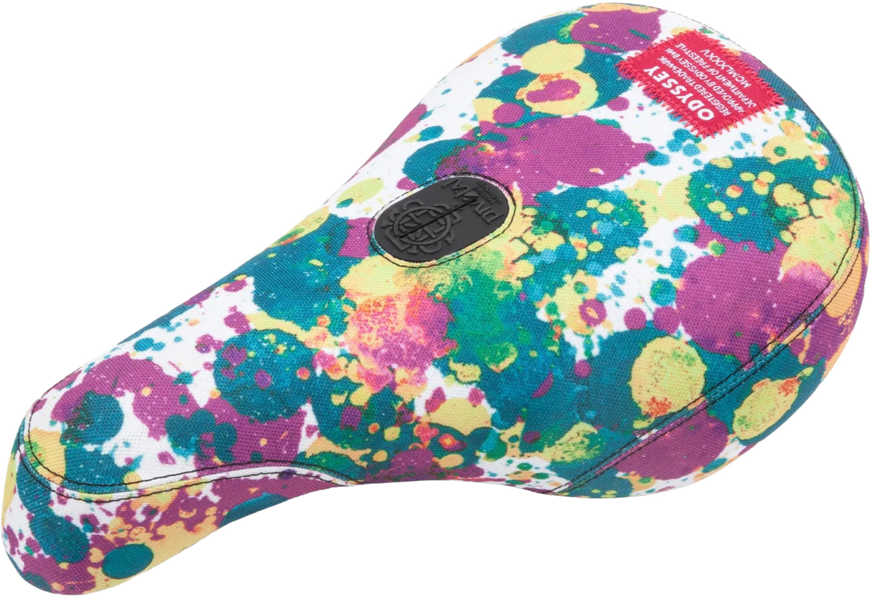 Odyssey Aaron Ross Pivotal Fat Cap BMX Sattel in Multicolor Batik - Bikers Base